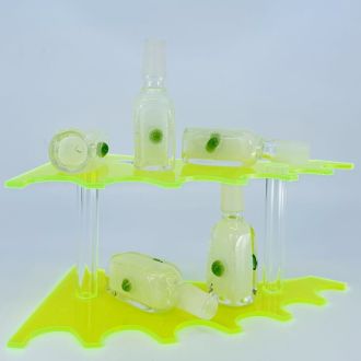 Bowl Square 14mm Glow in the Dark - 5 Bowls Per Pack