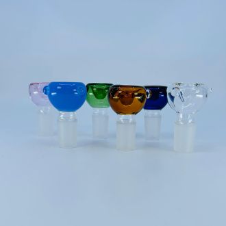 Bowl 18mm Male - 6 Bowls Per Pack - Color Solid