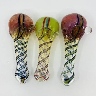 Handpipe 4" Inch - Assorted - 3 Per Pack