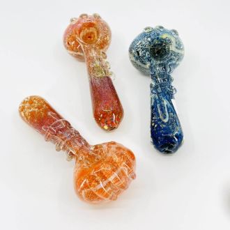 Handpipe 5" Inch - Fancy Assorted Color And Design - Price Per Piece