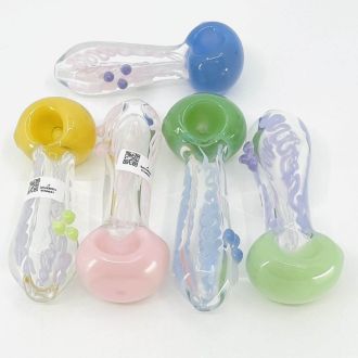 Handpipe 4" Inch - Slime Head - Assorted - Price Per Piece