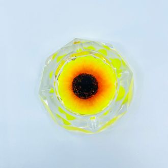 Glass Sunflower Ashtray