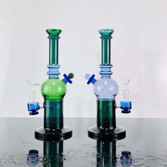Glass - 11"Inch Waterpipe  - Assorted - Price Per Piece