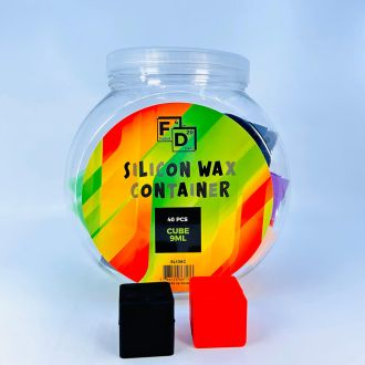 Silicone Wax Container - Cube - 9ml - Sl136c - 40 Count Per Jar