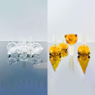 Gog 14mm Glass Bowl With Male Joint Conne - 5 Count Per Pack