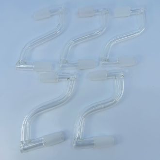 14mm - 14mm Male Drop Down Goose Neck Style - 5 Per Pack