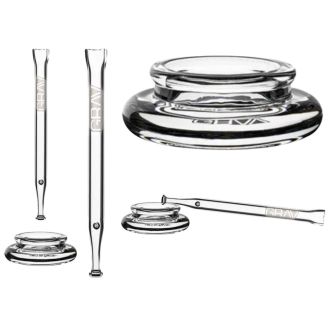 GRAV QUARTZ VAPE STRAW W/DAB DISH QVS.0