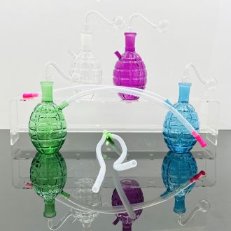 Grenade Shape Oil Burner - 6 Inch - Price Per Piece - Assorted