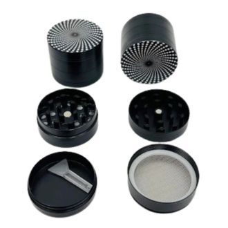 GRINDER 40mm 4pt PSYCHEDELIC WHITE/BLACK NO-05