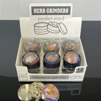 Grinder Casino - 50mm - 3 Parts - Assorted - Price Per Piece