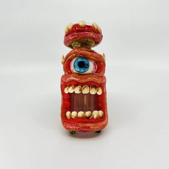 Hammer Bubbler 8" Inch - Monster 1 Eye - Assorted