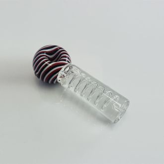 Swirl Color Head Handpipe With Coil Glycerin - 4.5 Inch