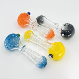 Handpipe 4" Inch - Frit - Assorted Color Or Design - Price Per Piece