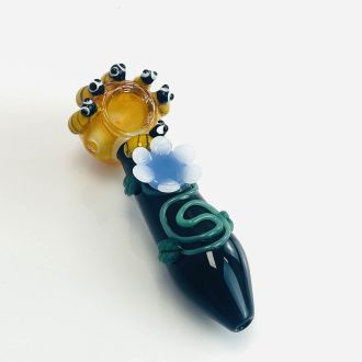 Handpipe 5" Inch - Black And Honey Bee