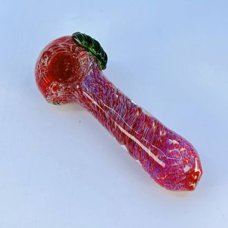 Handpipe 4.5" Inch - With Leaf Art - Assorted Colors