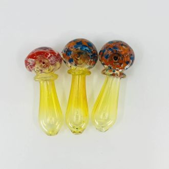 Handpipe 3" Inch - Fancy - Assorted Color - 6 Per Pack 