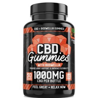 Hemp Bomb Cbd Gummies Boswellia 1000mg - 50 Count Per Bottle