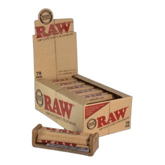 Raw Roller Hemp Plastic Cigarette Rolling Machine - 12 Rollers In Box