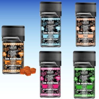 HIDDEN HILLS DIAMOND BOYZ POINTERS D9+THC-P 10000MG GUMMIES 20/JAR