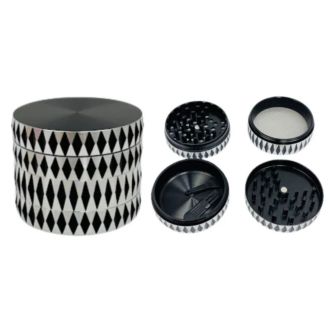HIGH QUALITY ALUMINUM GRINDER 4pt 63mm GRD-49 ASSORTED COLORS