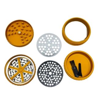 HIGH QUALITY ALUMINUM GRINDER 4pt 63mm GRD-50 ASSORTED COLORS