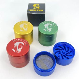 Hipster Grinder With Fan Hypnosis Blade - 50mm - 4 Parts - To-022