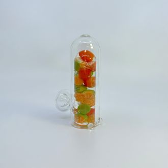 HPFC5 - 5 Inch Handpipe - With Fruit Designs - Assorted Colors - GHP1281-8