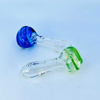 HPNA134 - 4 Inch Handpipe - Spoon With Dots - Assorted - Price Per Piece