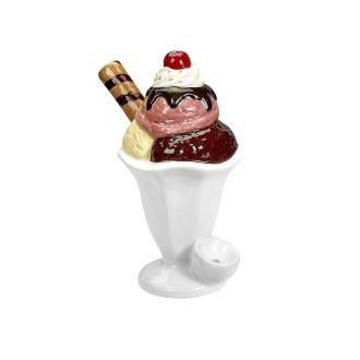 Fashion Craft Ceramic Pipe Ice Cream Sundae