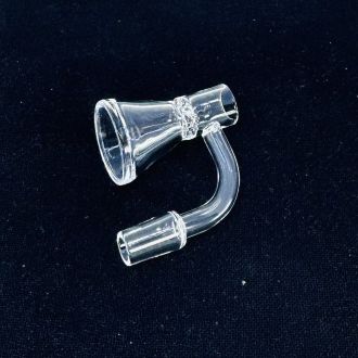 Cone Chamber Quartz Banger - 14mm Male - 90 Degree - 4 Piece Per Pack - Ray-m-5 - RTBR15 