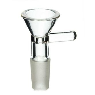 Bowl - 19mm Male With handle - 10 Piece Per Pack - Clear