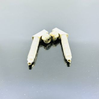Handpipe Metal 3.5 Inch With Stand Up - 4 Piece Per Pack - Mt 9006