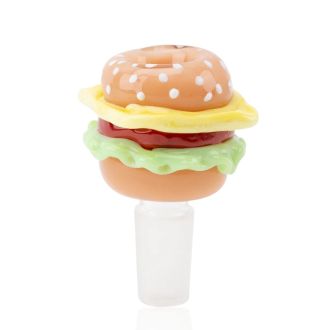 Sense Glass Bowl - 18mm Male - Burger Shape