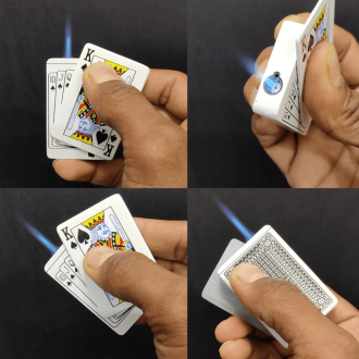 Clickit Lighter Windproof Poker - 20 Count Per Display Gh9289