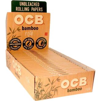 Ocb - Bamboo Papers With Tips 1.25 Size - 24 Pack Per Box
