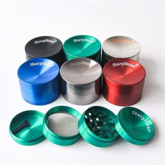Sharpstone Grinder 75mm - 4 Parts - Assorted Colors - Price Per Piece - MG-140
