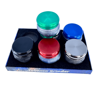 Jeans Look Tobacco Grinder 61mm - 4 Parts - Assorted Colors - GR302-BJ