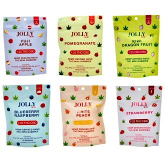 JOLLY Mini D9+CBD 130mg Gummies 15 PER PACK