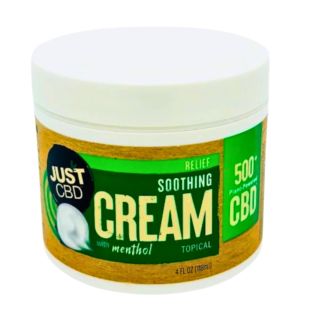 JUST CBD SOOTHING CREAM MENTHOL 500MG