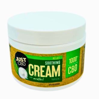 JUST CBD SOOTHING CREAM w/MENTHOL 1000mg