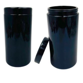 GLASS JAR UV 1000ml BLACK