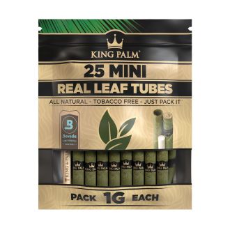 King Palm Mini Size Rolling Cones - 25 Counts Per Pack - 8 Packs Per Box