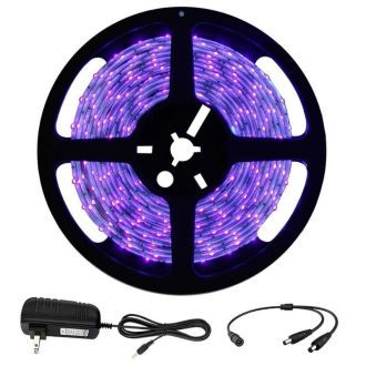 LED Blacklight Fixture Strips - 16 feet - 300 LEDs