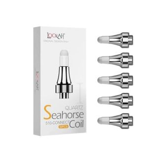 Lookah Seahorse Coil-Quartz 1.2 - 510 Connect - 10 Counts Per Pack