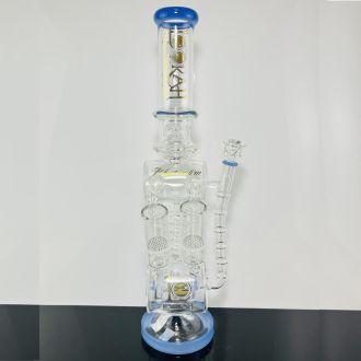 Lookah Waterpipe 22" Inch - Quad Honeycomb Perc Recycler (WPC265) - Assorted