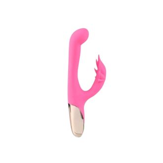 MAIA MAUI Adult Toy DUAL MOTOR G-SPOT POT LEAF MASSAGER PINK