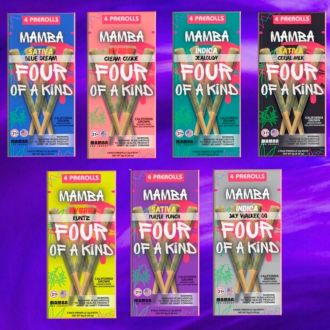 MAMBA FOUR OF A KIND FULL SPECTRUM 2G PREROLLS 4 Per pack
