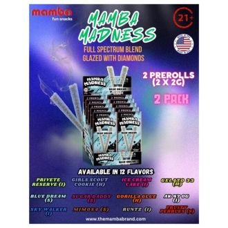 MAMBA Madness Diamond Glazed FULL SPECTRUM 2g PreRoll 2/Pk