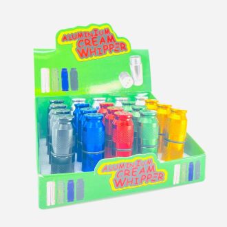 Metal Cracker / Cream Whipper - Aluminium Metal - 20 Counts Per Display
