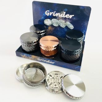 Grinder 63mm - 4 Parts - Diamond Cut - Assorted - Price Per Piece